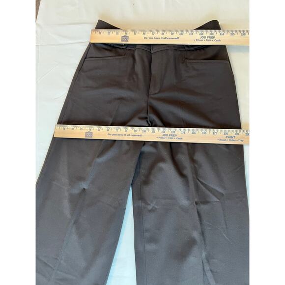 Nine West cropped wide leg capri pant size 2 chocolate brown pockets VTG Y2K - Picture 6 of 8